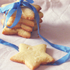 A stack of star cookies ★