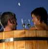 romantic moment by the moonlight