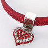 Ruby &quot;heart&quot; Collar