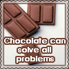 chocolate solves all problems