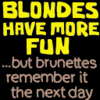 Blondes vs Brunettes