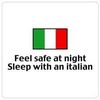sleep safe with italian