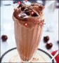 a chocolate milkshake