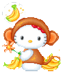 I am a Monkey, I like bananas