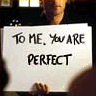 you're perfect to me.