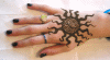 Henna Hand Design