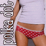 poka dot panties