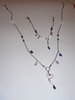 violet jewel (necklace+bracel et