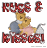 hugs and kisses