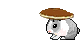 Bunny With A Pancake On Its Head