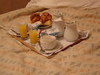served breakfast in bed