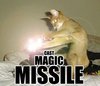 Cast magic missile on darkness