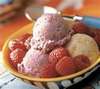 strawbarries ice cream