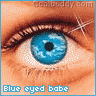 blue eyed babe