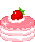 ♥ strawberry creamy cake