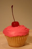 Cherry cupcake