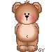 ~Teddy Bear w/t Heart n Flowers~